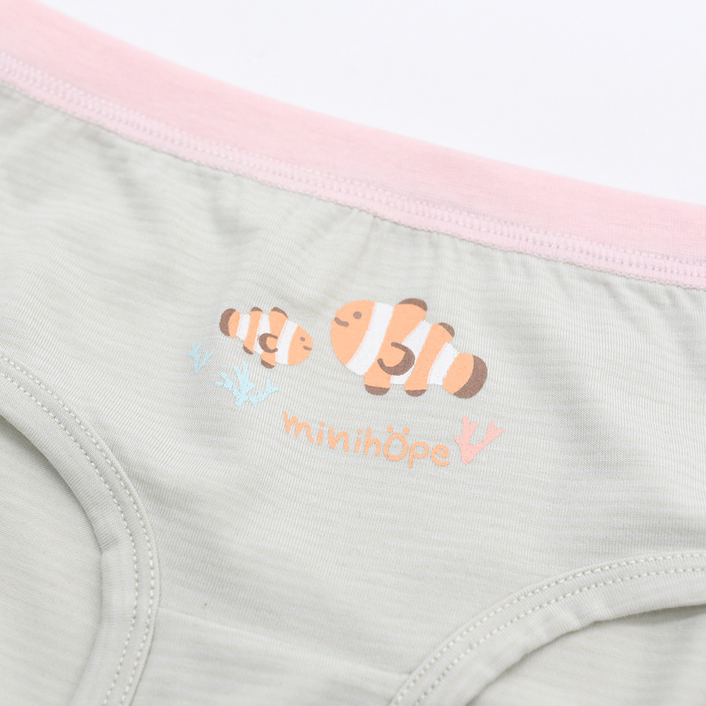 女童三角褲-快樂生活的小丑魚, , large