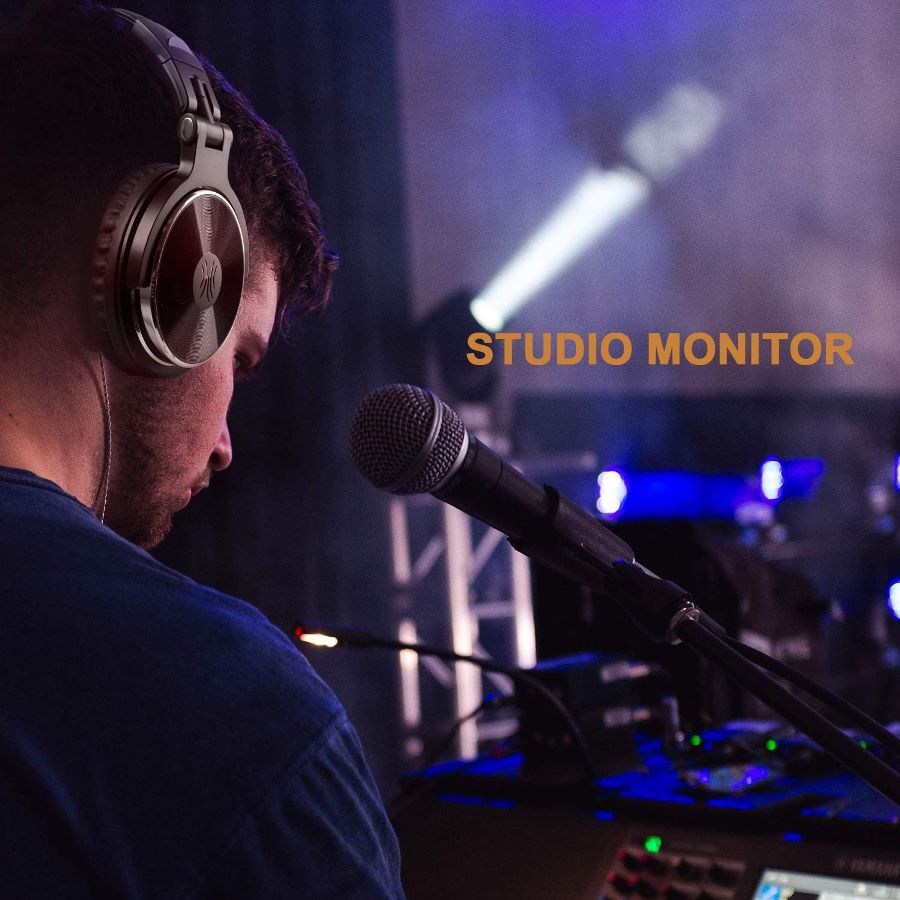 OneOdio Studio Pro 10 DJ專業監聽耳機(黑), , large