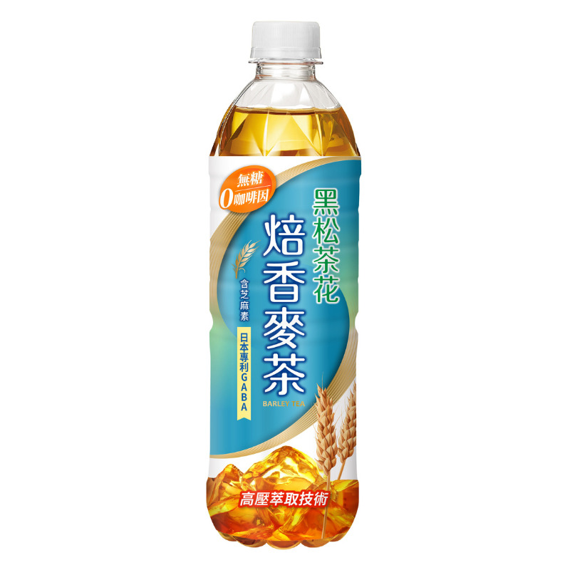 黑松茶花焙香麥茶(無糖) 580ml, , large