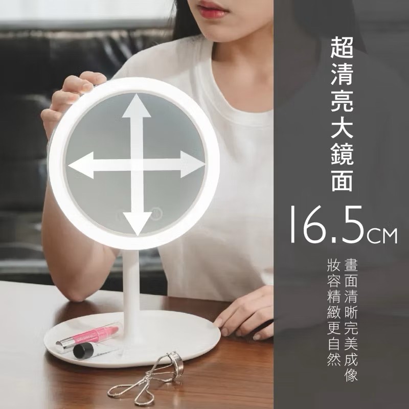【Leo手機周邊專賣店】 KINYO LED五合一化妝鏡 / BM-090, , large