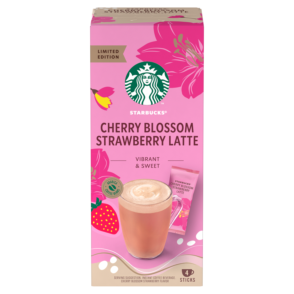 STARBUCKS Sakura Strawberry Latte, , large