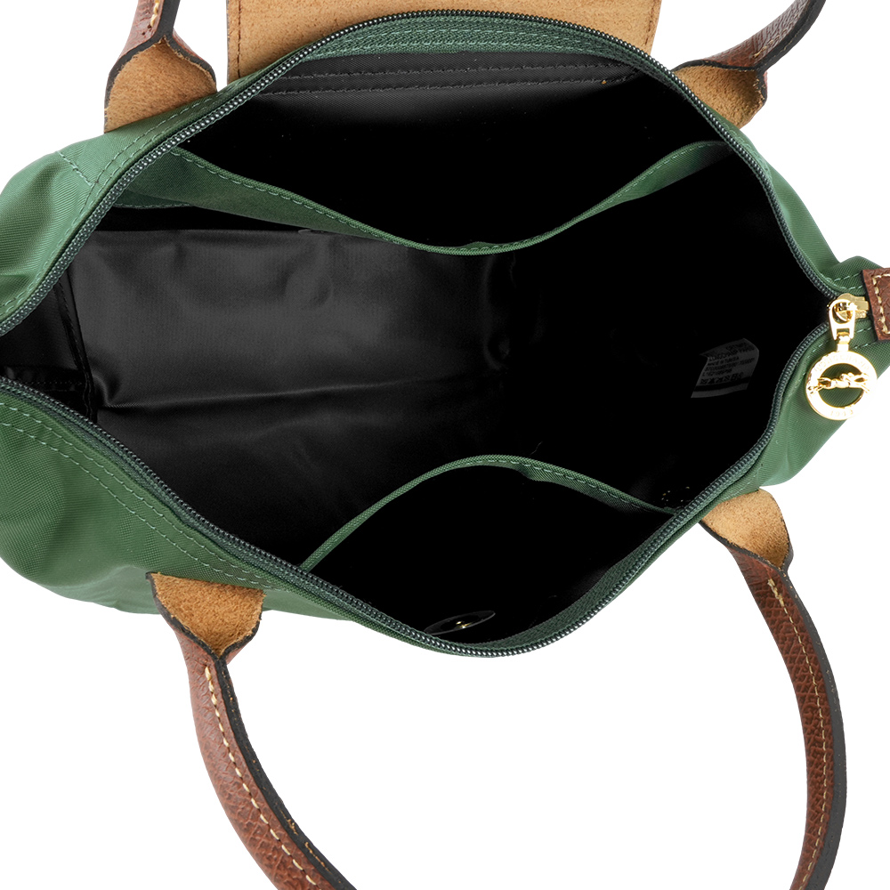 LONGCHAMP S號短把LE PLIAGE摺疊水餃包(英式綠色), , large