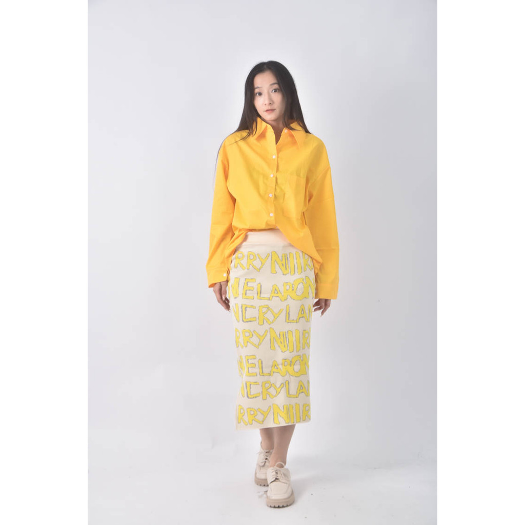 (S) cozyy排扣黃色套裝二手衣, , large