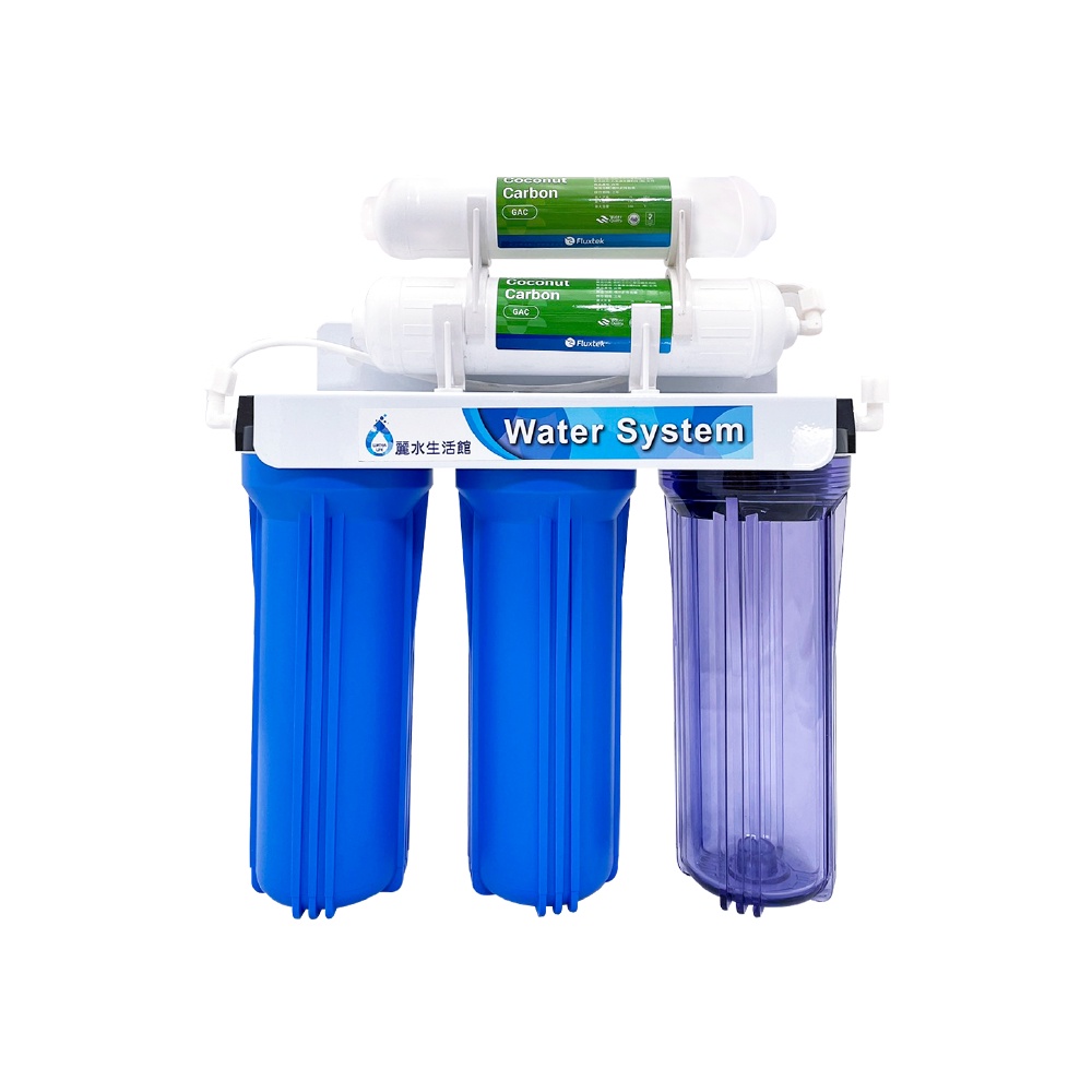 【麗水生活】傳統式簡易5道過濾器- 增進口感 簡易型過濾 傳統式5道淨水器 過濾器 家庭 洗菜 水族過濾機, , large