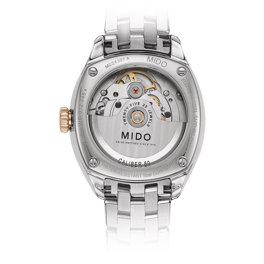 MIDO 美度 Belluna 皇室真鑽機械女錶-33mm M0243072211600, , large