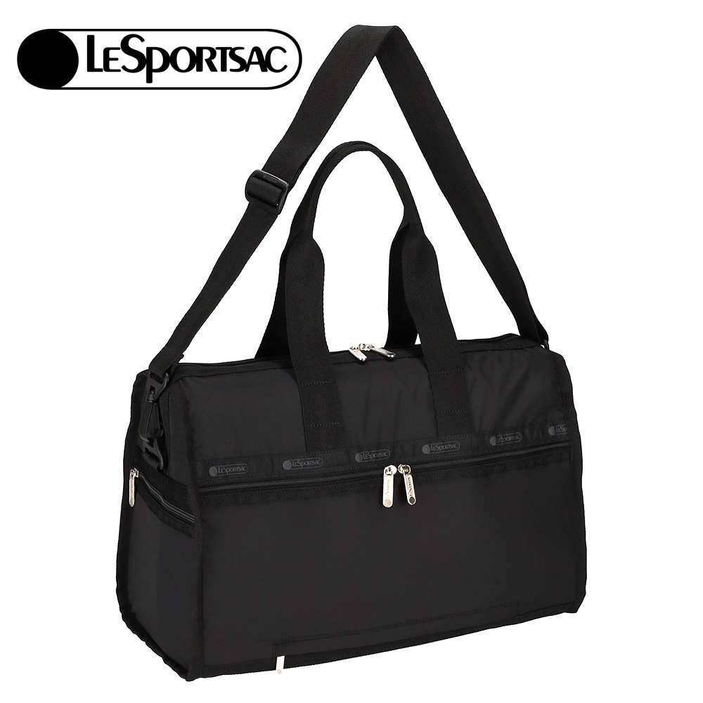 Lesportsac 豪華中型旅行袋-經典黑, , large