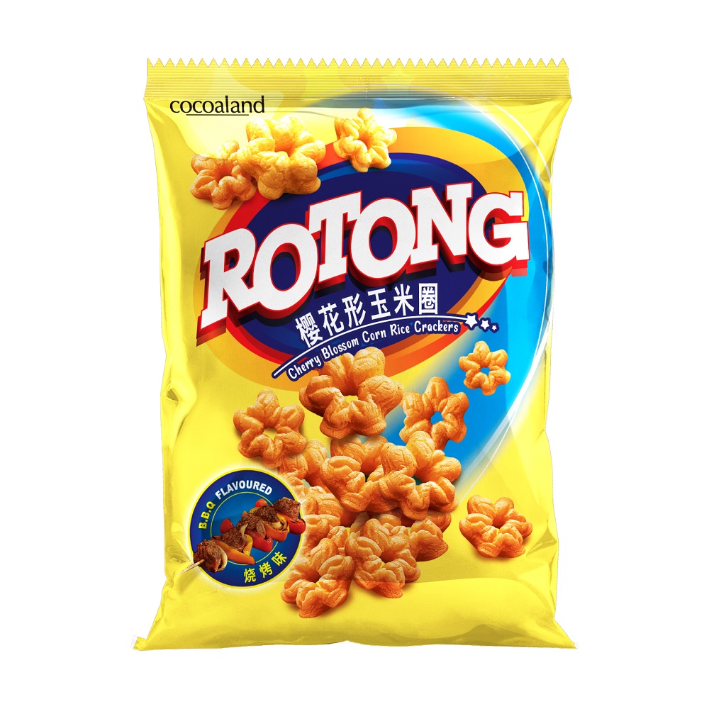 ROTONG櫻花型玉米圈(BBQ味)