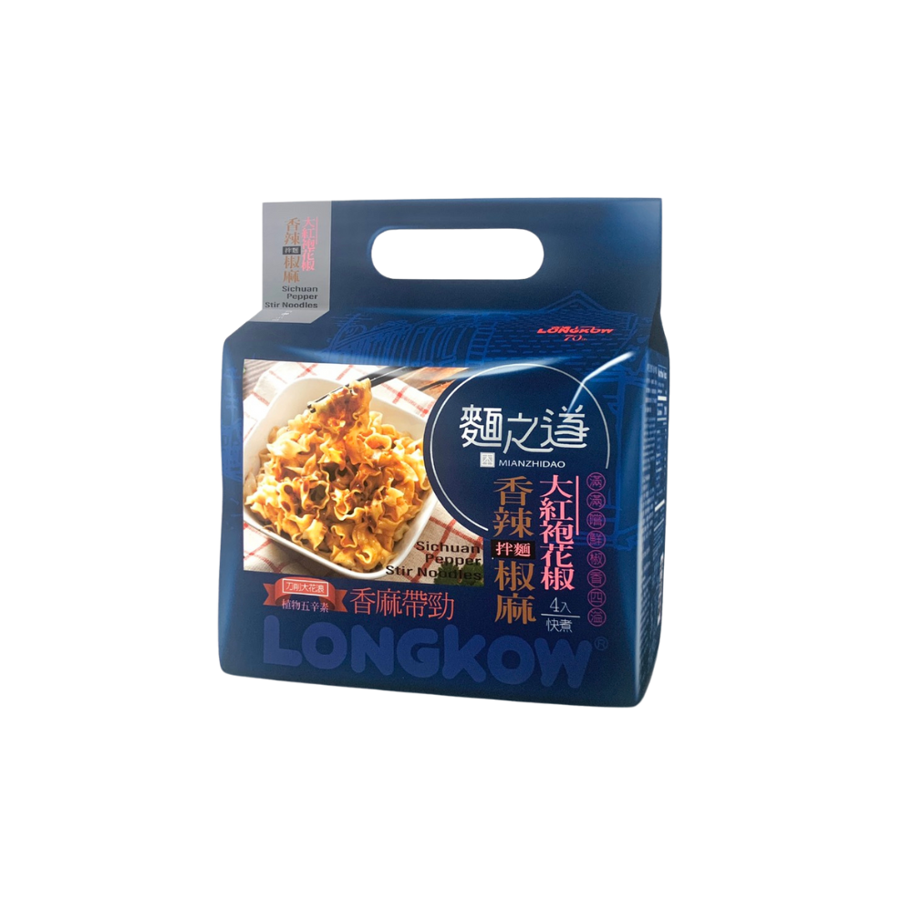 龍口麵之道香辣椒麻拌麵446g
