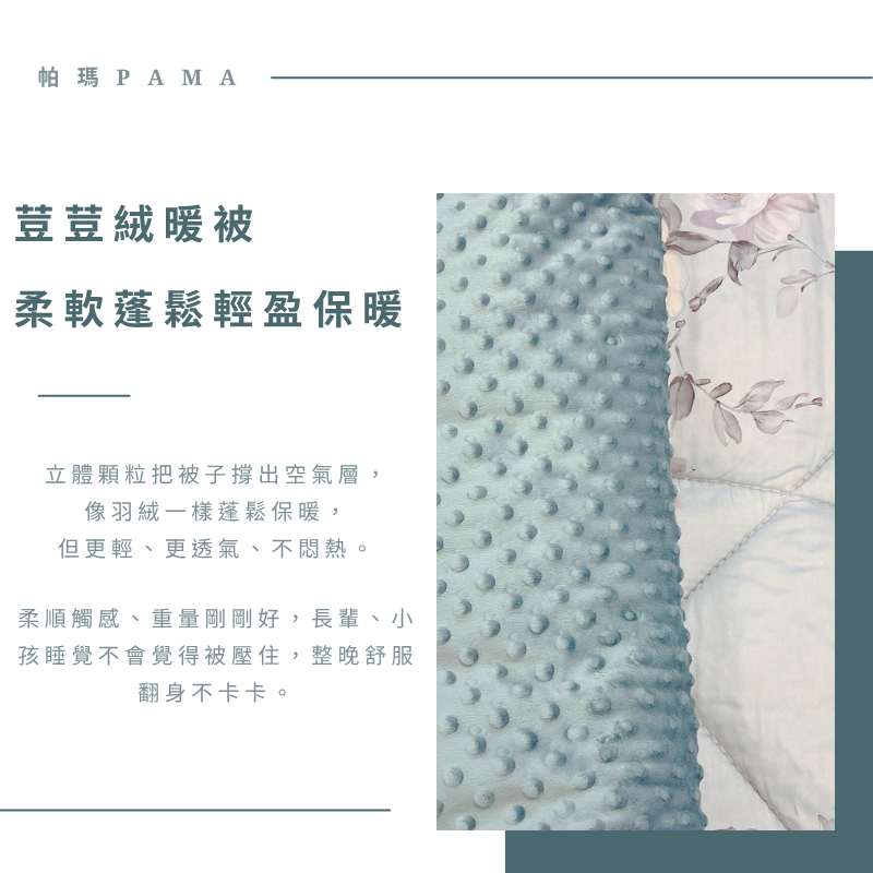 【帕瑪PAMA】100%萊賽爾纖維【TENCEL天絲】荳仔絨暖被/單人5X6.5/A-04, , large