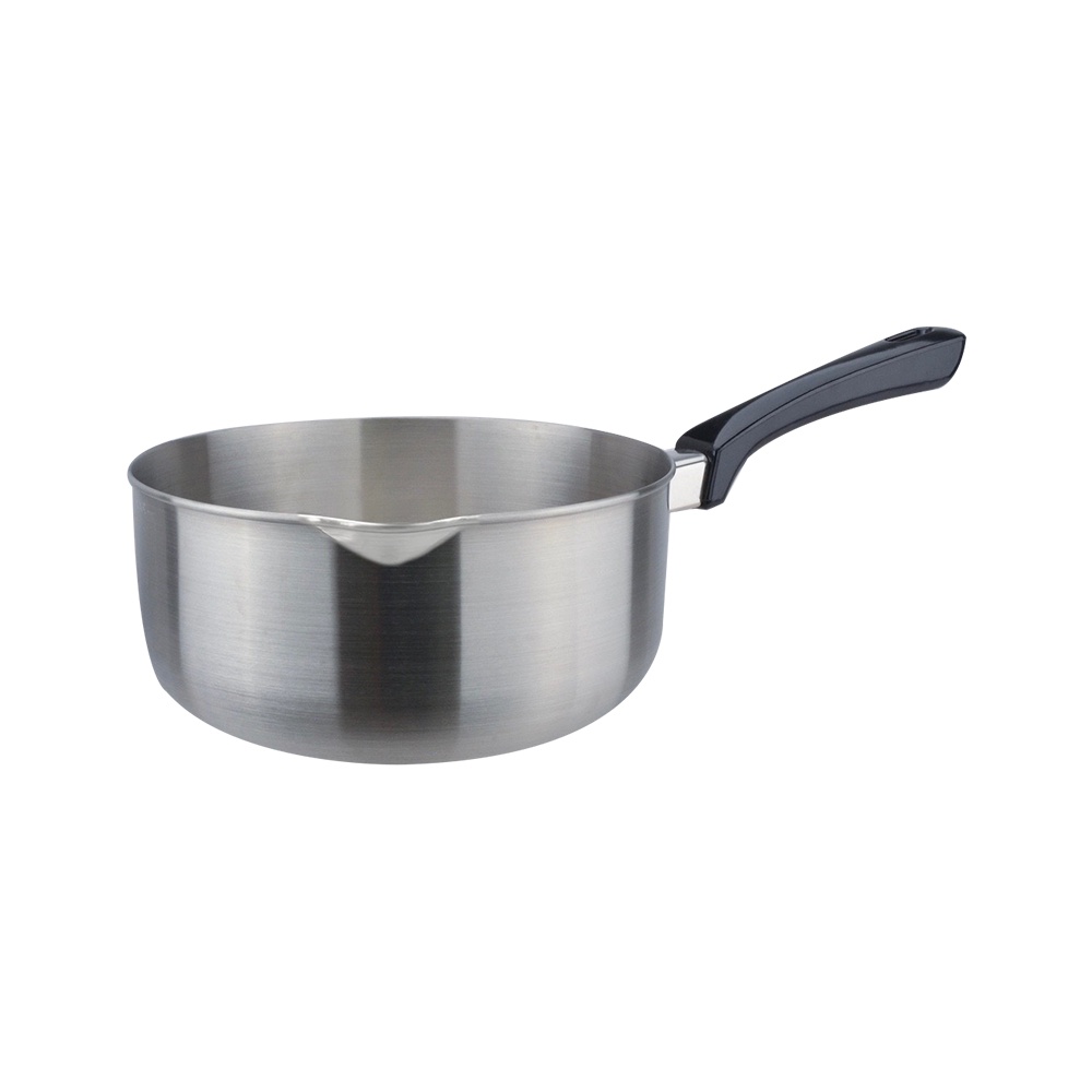 CLARE 可蕾爾 白金鋼316不鏽鋼雪平鍋料理鍋泡麵鍋單把鍋湯鍋 18cm無蓋-Leidea樂德兒, , large