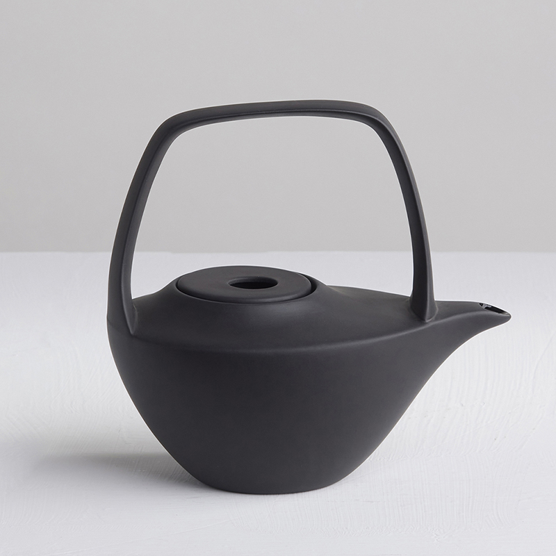 Ripple Teapot-black, , large