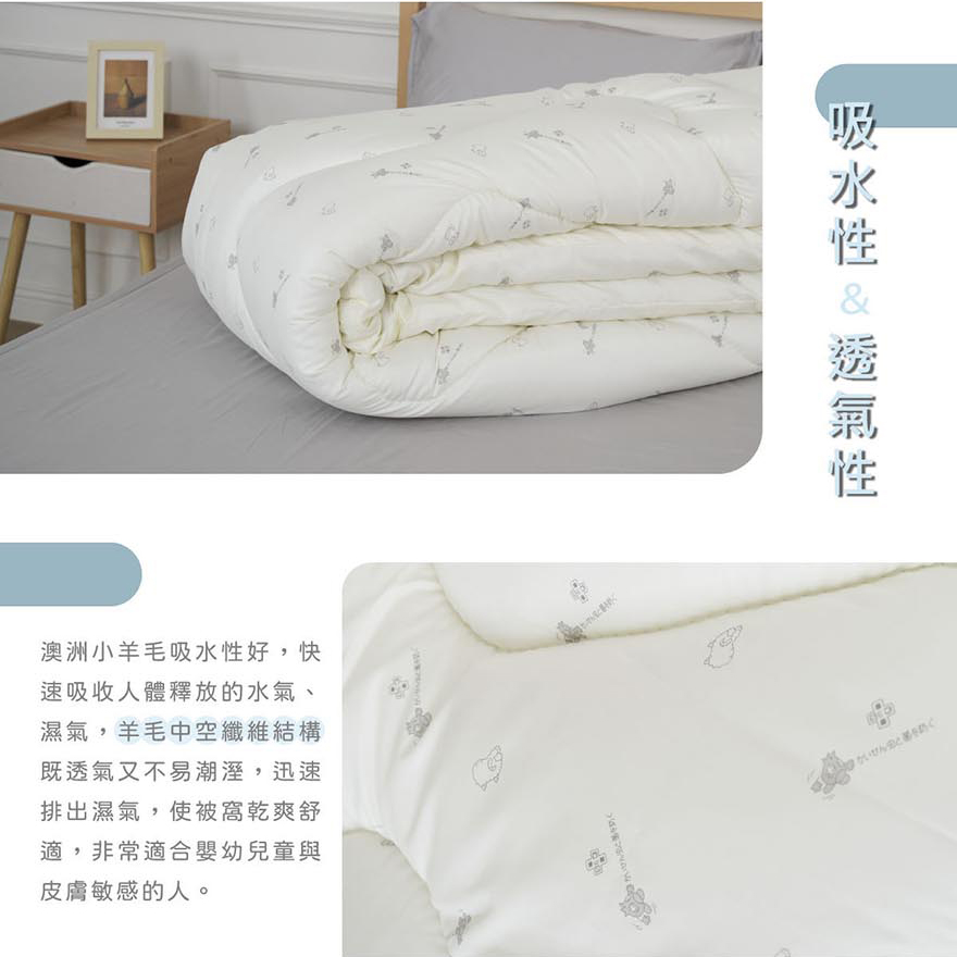 ［熊棉］澳洲暖意羊毛舒適被, , large
