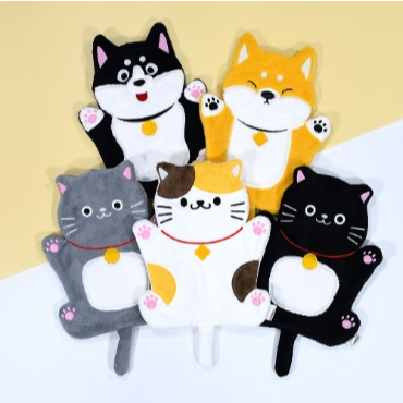 【生活好室】可愛動物擦手巾 擦手巾 動物造型擦手巾 造型擦手巾 動物擦手巾 超細纖維擦手巾 吸水擦手巾 擦手巾, , large