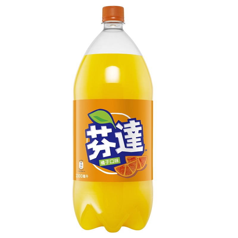 芬達橘子汽水2L, , large