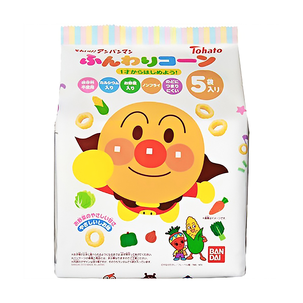 東鳩麵包超人5袋玉米圈圈餅, , large