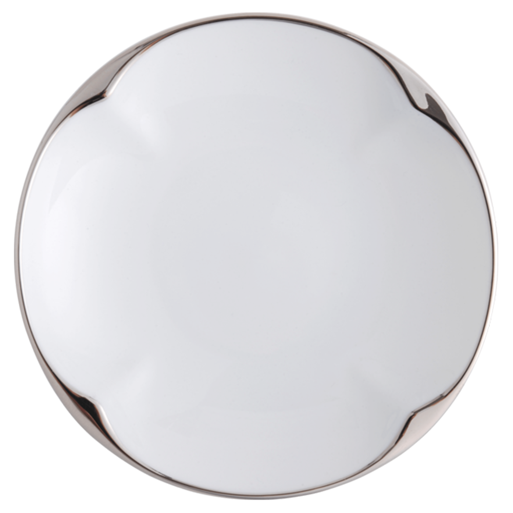 LEGLE - Ruyi Small Dish - Silver Edge 11cm