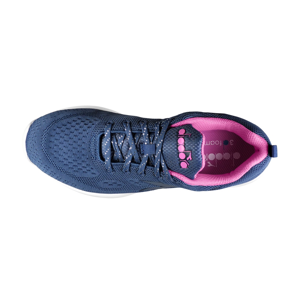 DIADORA迪亞多那 義大利進口 輕量運動慢跑鞋 女運動鞋 女鞋 EASY RUN 時尚 緹花 透氣 耐磨 防滑 紫, , large