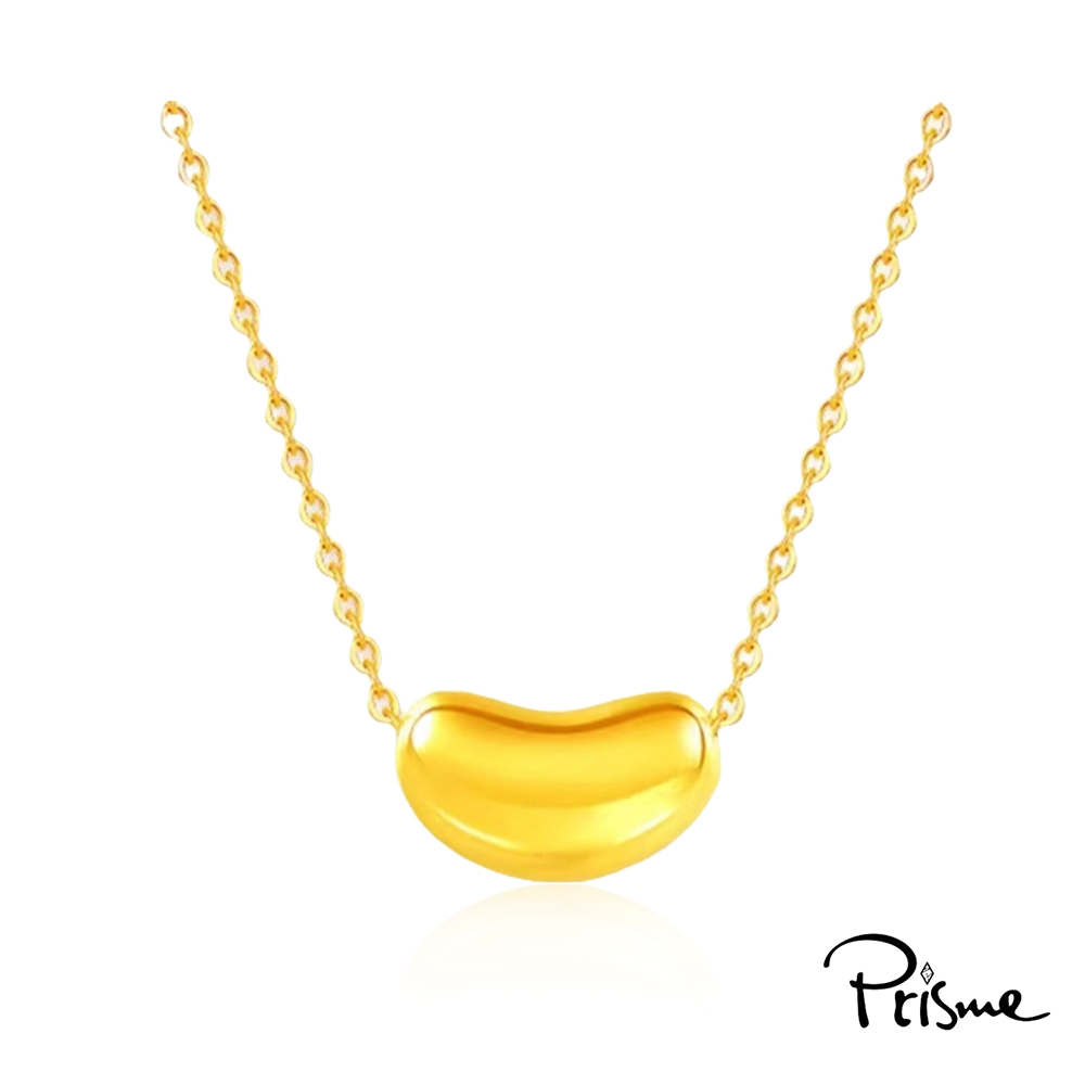 【Prisme Gold】黃金墜項鍊 純金999墜飾 多款選 (金重：約0.02錢&plusmn;0.01) - 相思豆