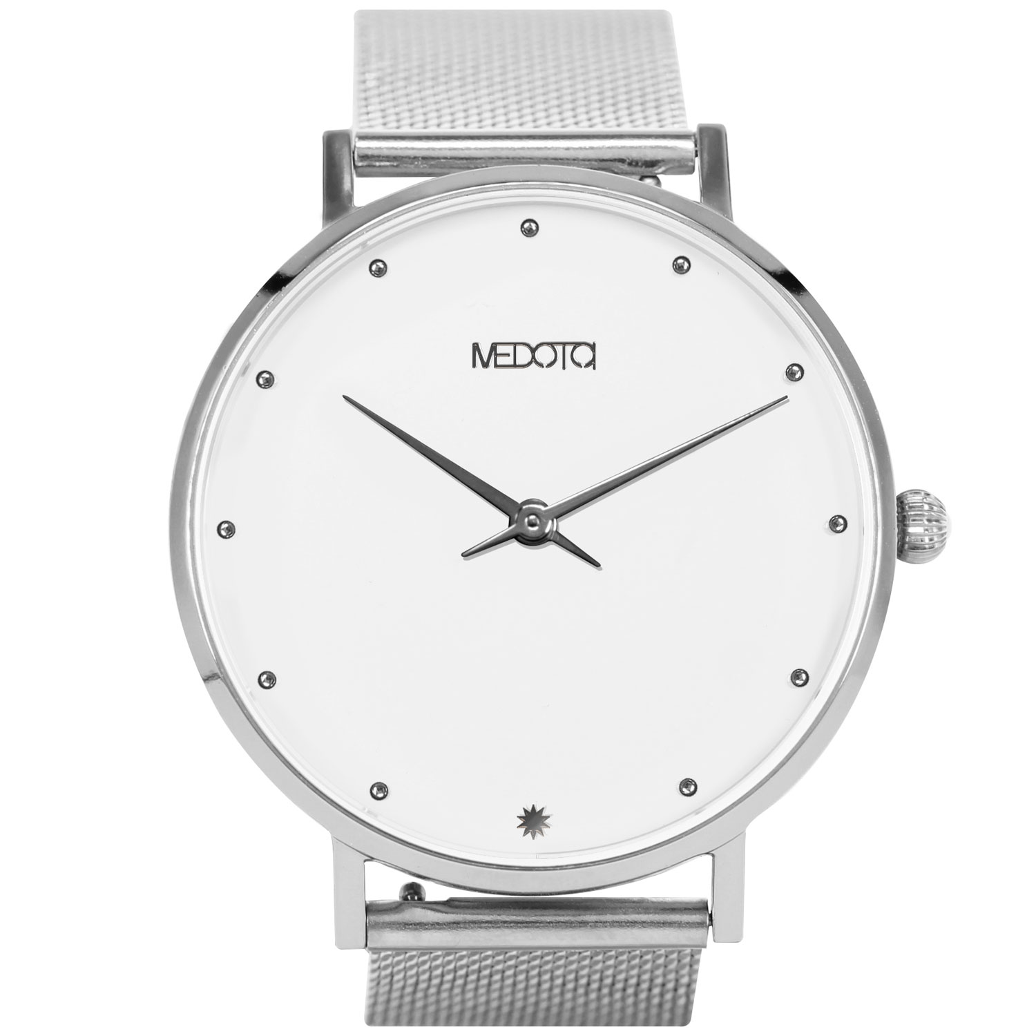 [MEDOTA] CHICA minimalist color collection ladies watch-Silver / CH-9407, , large