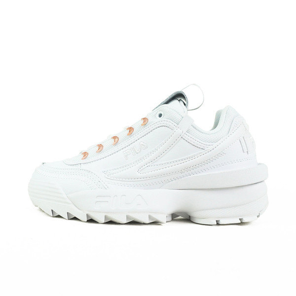 Kixpress-Fila Disruptor II EXP 女 運動休閒鞋 鋸齒鞋 老爹鞋 復古 厚底 白 [5-C609W-136], , large