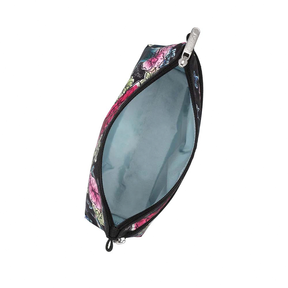 |快速出貨|Lesportsac Cosmetic Clutch 雙層拉鍊收納化妝包/ 夜花織夢, , large