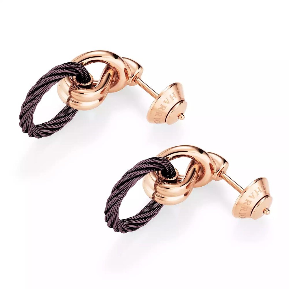 CHARRIOL 夏利豪 CELTIC KNOT 耳環 03-1702-1277-0, , large