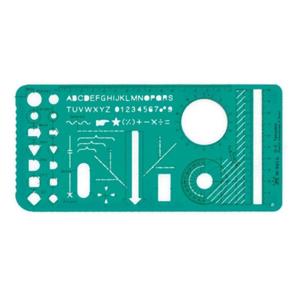 【 徠福 】品質管理定規  / 片 TP-901A