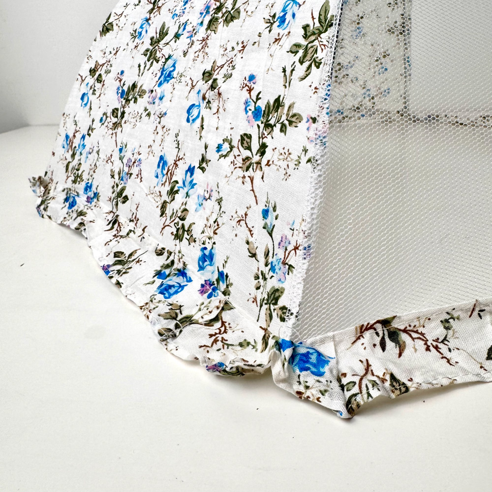 [承祥] 藍碎花摺疊菜罩 BDF0075, , large