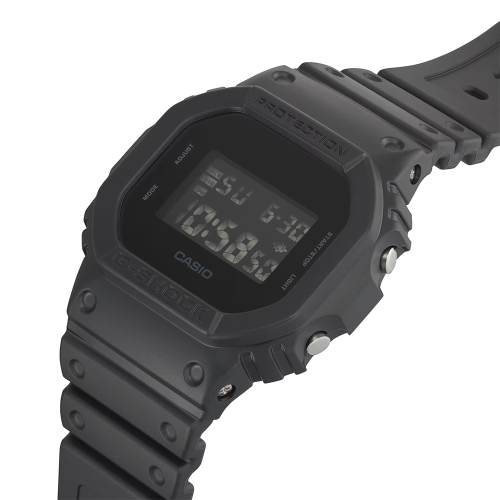 CASIO 卡西歐 G-SHOCK 經典全黑電子錶 學生錶 百搭手錶 DW-5600UBB-1, , large
