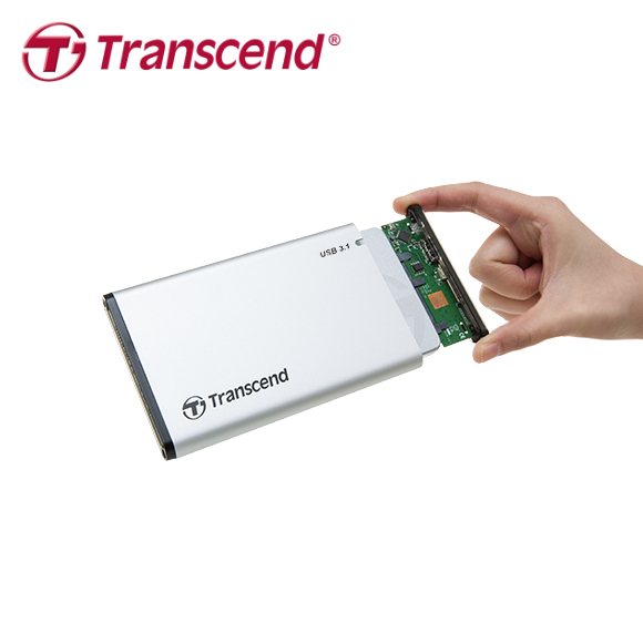 【Transcend】StoreJet 25S3 USB 3.0 2.5吋 硬碟外接盒 可一鍵備份, , large