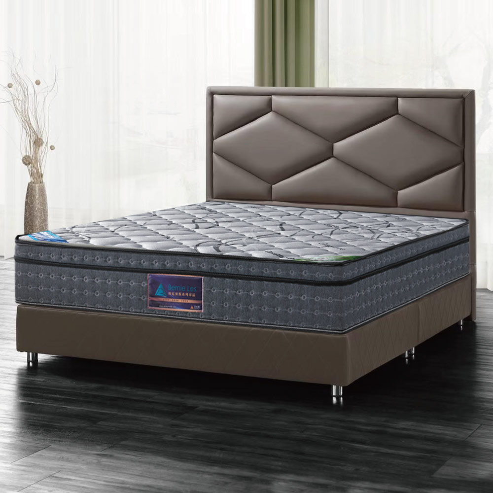 【文創集】石墨烯護框獨立筒床墊-5尺雙人, , large