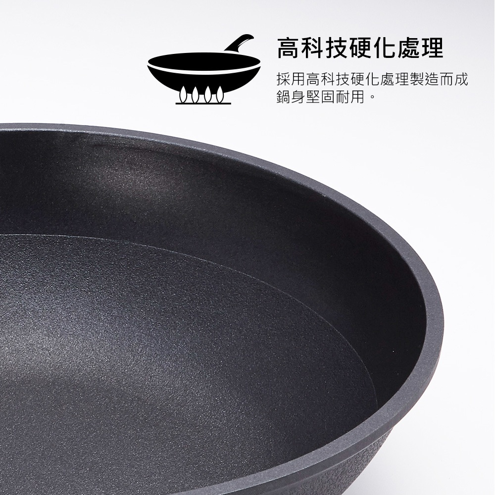 PERFECT 理想牌 日式黑金鋼炒鍋不沾炒鍋無蓋 33cm（店配拆把手）-Leidea樂德兒, , large