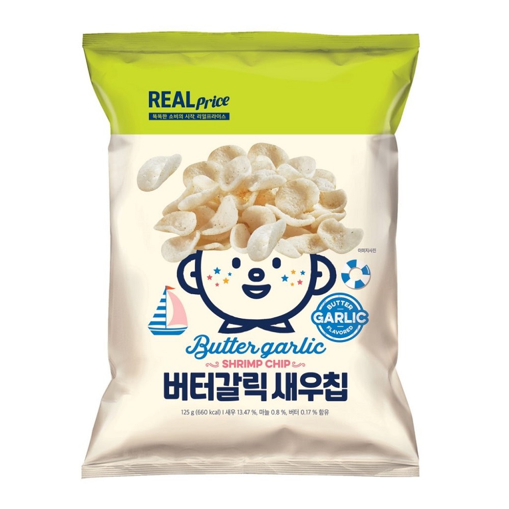 Real Price Butter Garlic Shrimp Chips, , large