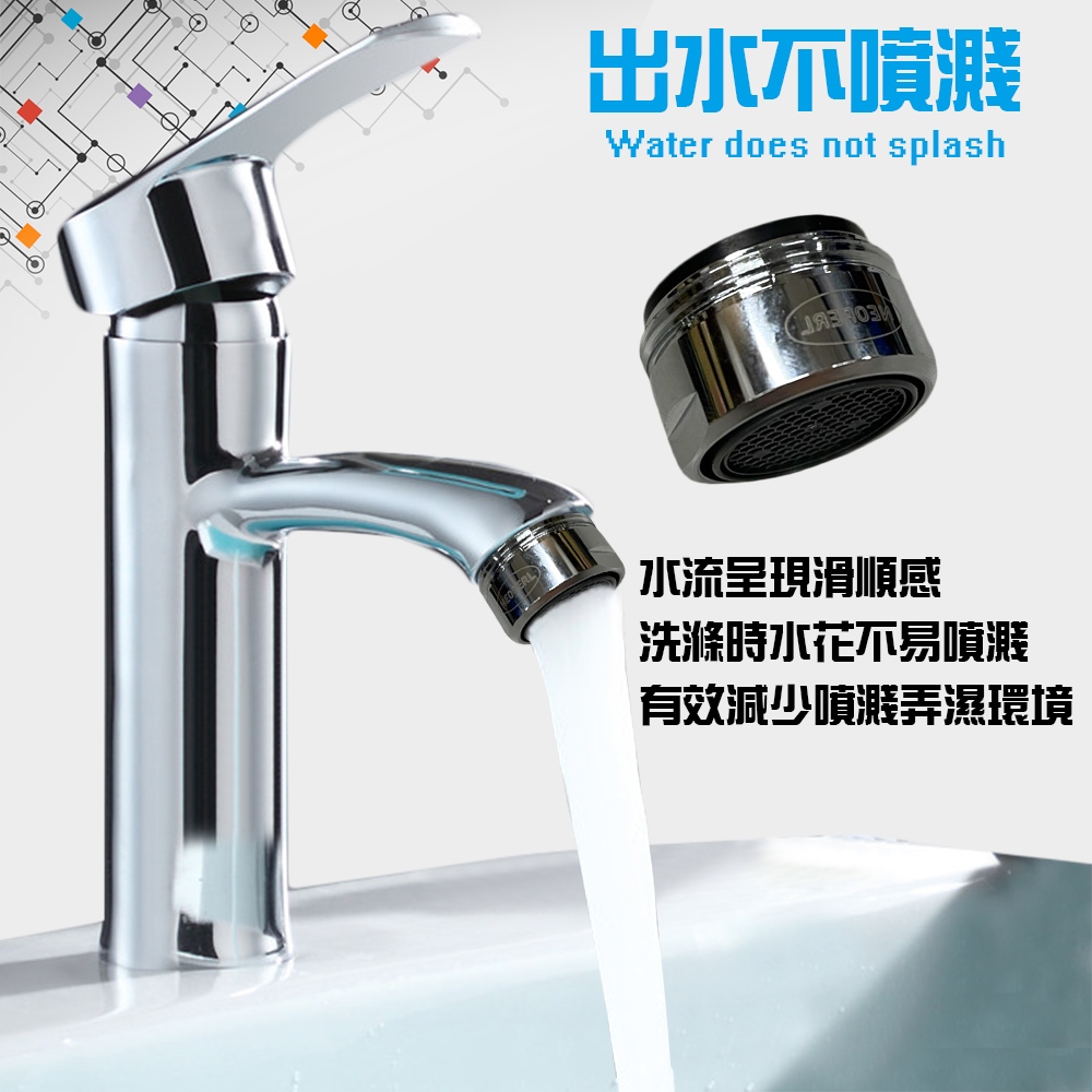 台灣製造 Neoperl 氣泡式省水閥 3030 水龍頭 外牙型 省水器 節水器 水波器 過濾器 四分 省水閥 氣泡式, , large