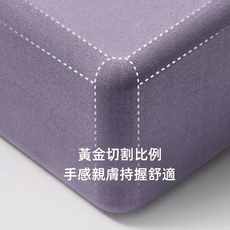 【Oneder】50D EVA High-Density Yoga Block, 1 piece, Frosted 50D/Plum Red, , large