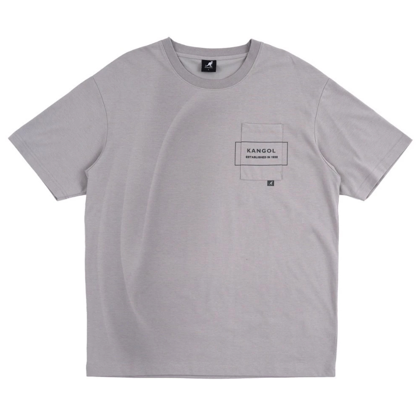 【KANGOL】經典口袋短袖T恤 上衣 春夏 透氣 排汗, , large