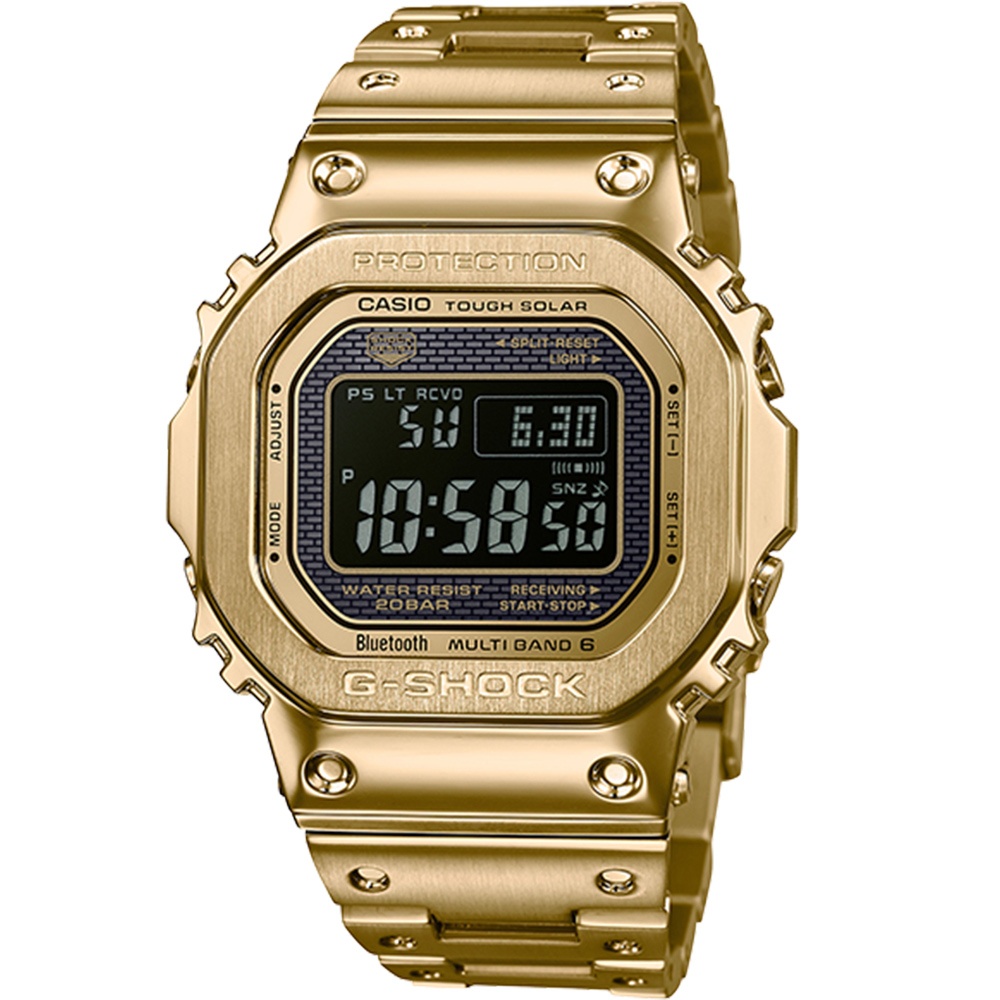 CASIO 卡西歐 G-SHOCK 35周年太陽能電波手錶 GMW-B5000GD-9, , large