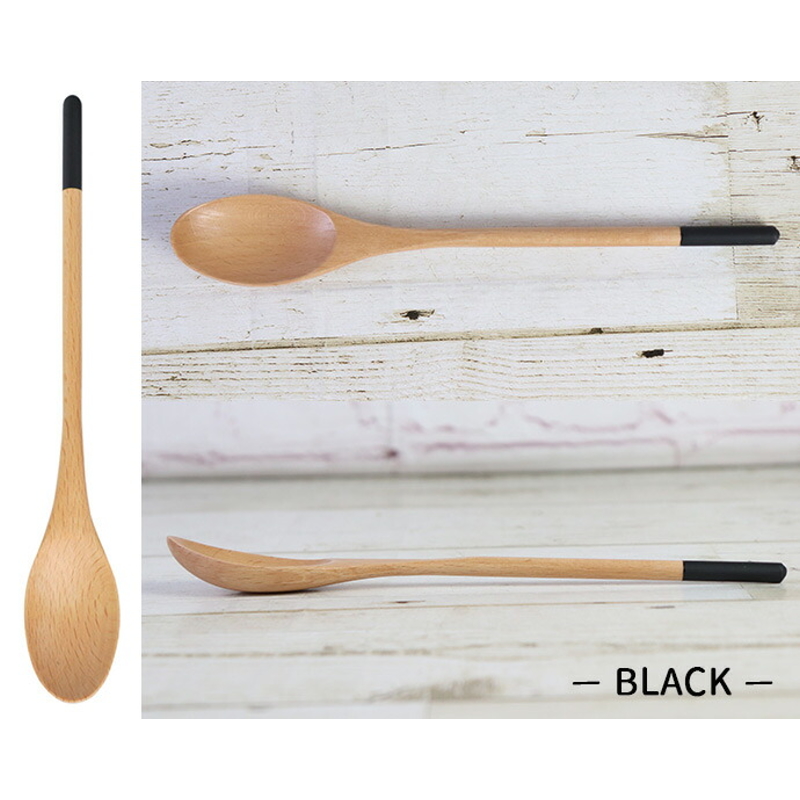 日式原木餐具 木湯匙木叉咖哩勺 21CM 天然木製餐具 木匙湯勺 木質餐具 廚房餐具, , large