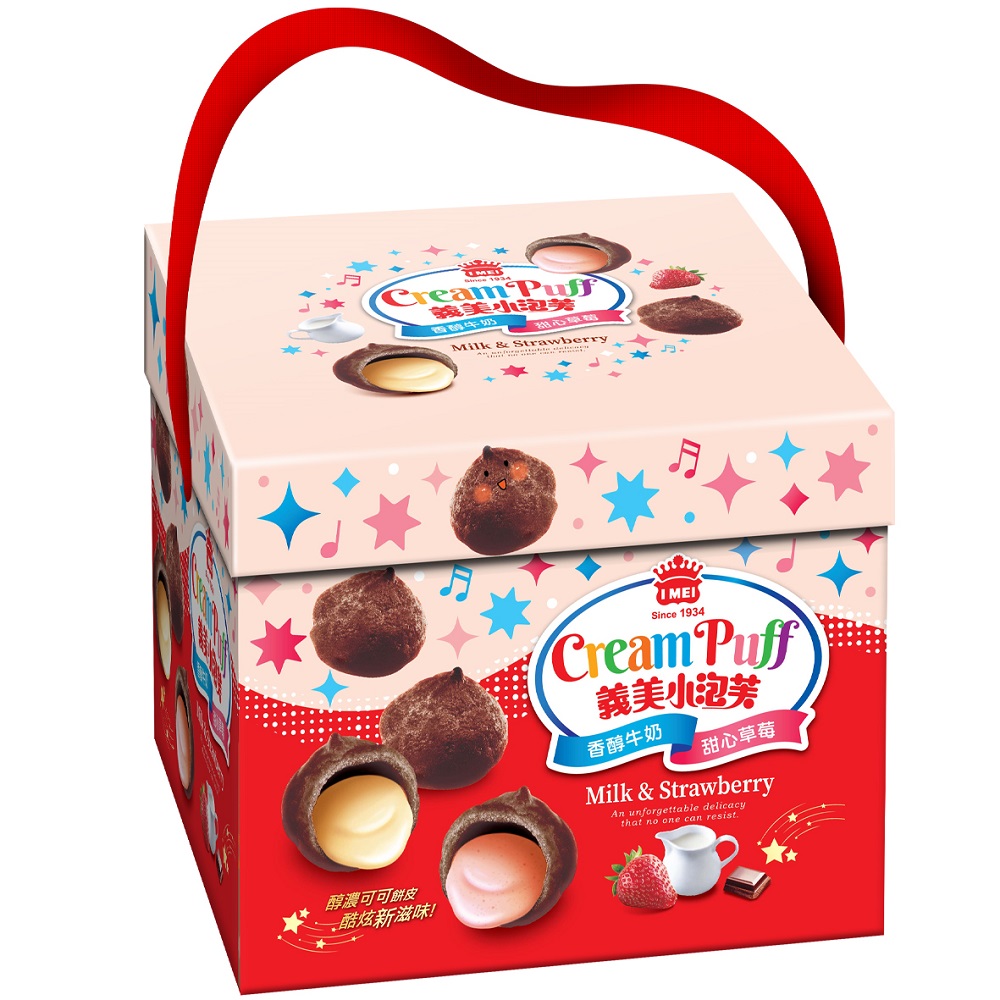 義美小泡芙禮盒-炫麗款, , large