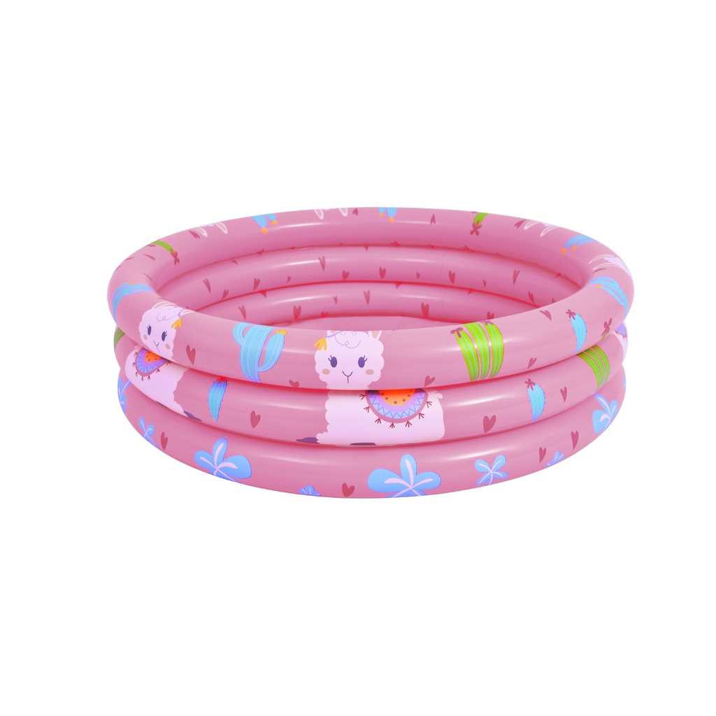 Cute Alpaca Inflatable Swimming Pool, , large