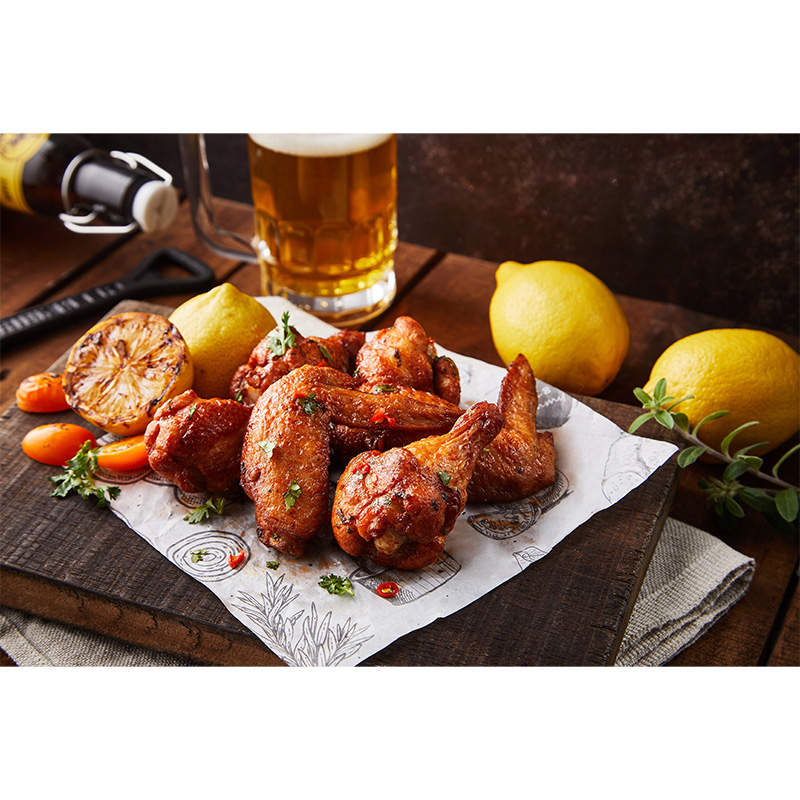 Garlic Chicken Wings with Rosemary, , large
