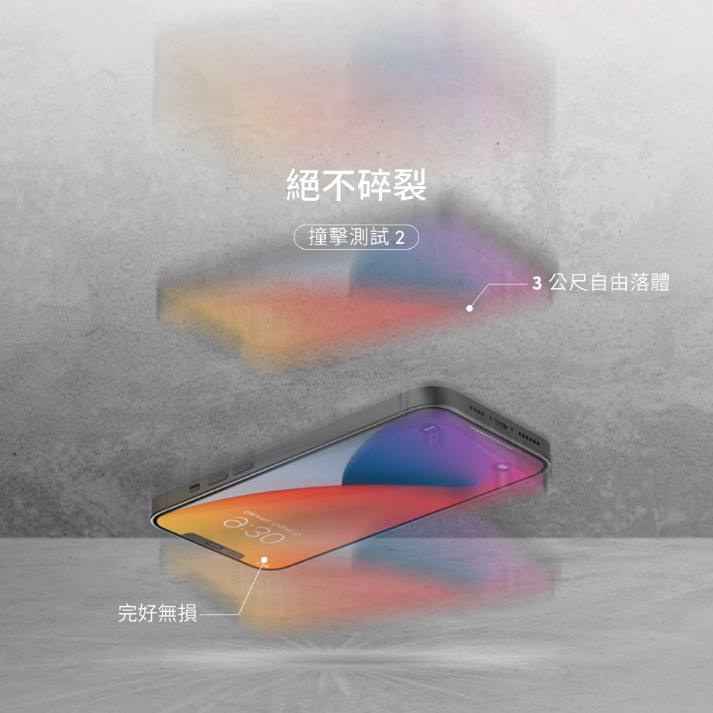 Moshi AirFoil Pro for iPhone 12/12 Pro 強韌抗衝擊滿版螢幕保護貼, , large