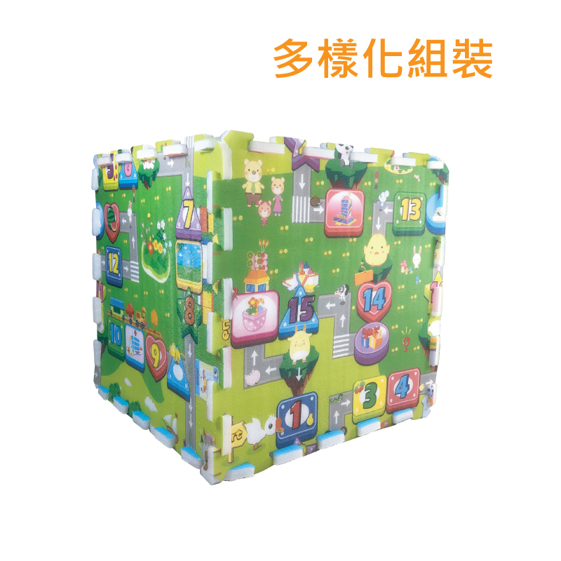 【PMU必美優】PE彩印地墊(含邊條)-大富翁款, , large