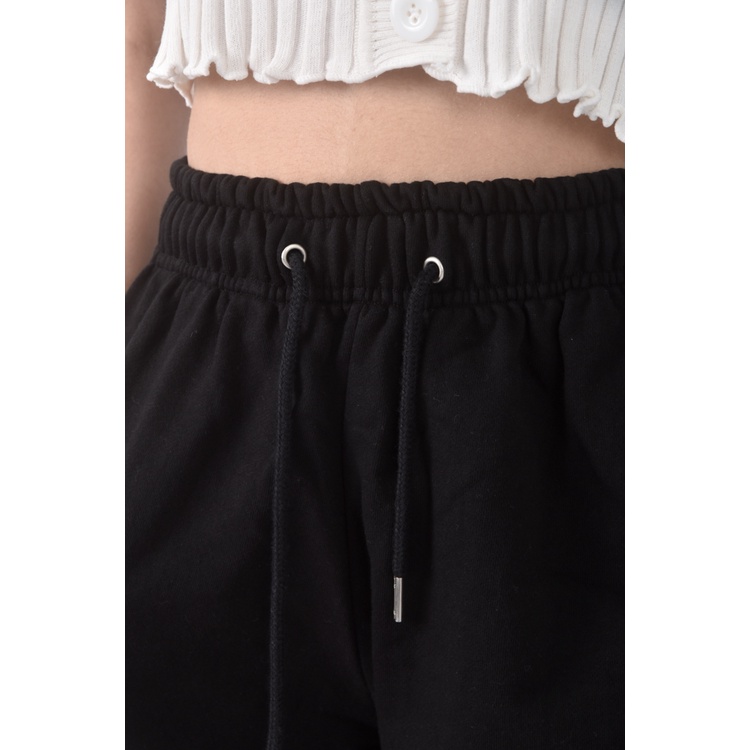 (S) feina韓牌高腰質感黑色短褲二手衣, , large