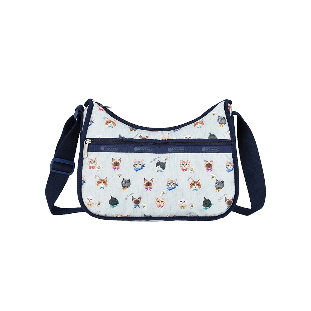 Lesportsac Classic Hobo 經典斜背包 送禮-晴空貓語, , large