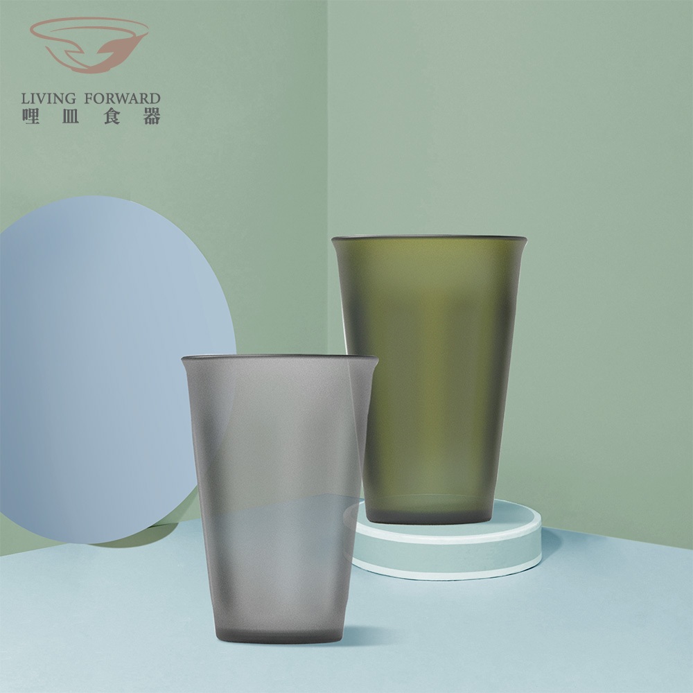 【哩皿食器】台灣製  冷飲隨行杯｜透明灰, 透明灰, large