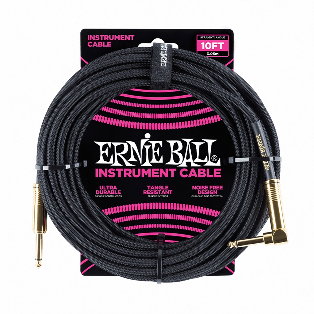 ERNIE BALL CABLE BRAIDED SA IL頭 3米 多色款【敦煌樂器】, , large