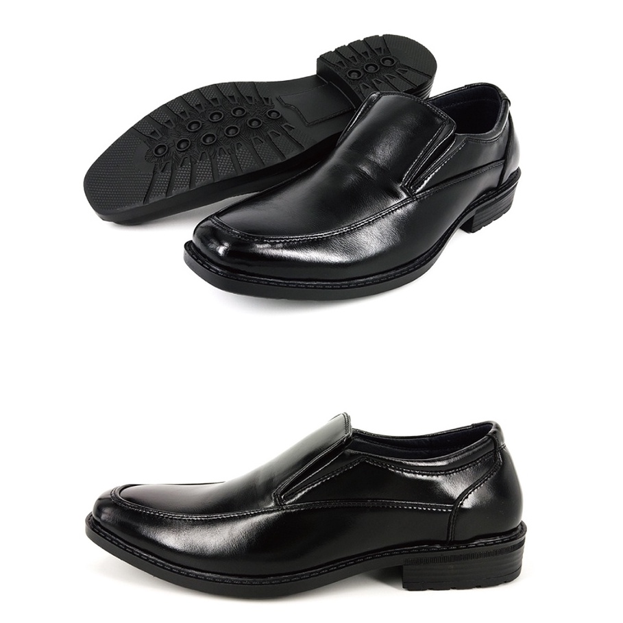 男牛津鞋 商務皮鞋 英倫皮鞋 綁帶皮鞋 休閒皮鞋 霧面皮鞋 寬楦 好穿脫 超纖皮革 柔軟 減壓 透氣 耐磨 止滑 黑, , large