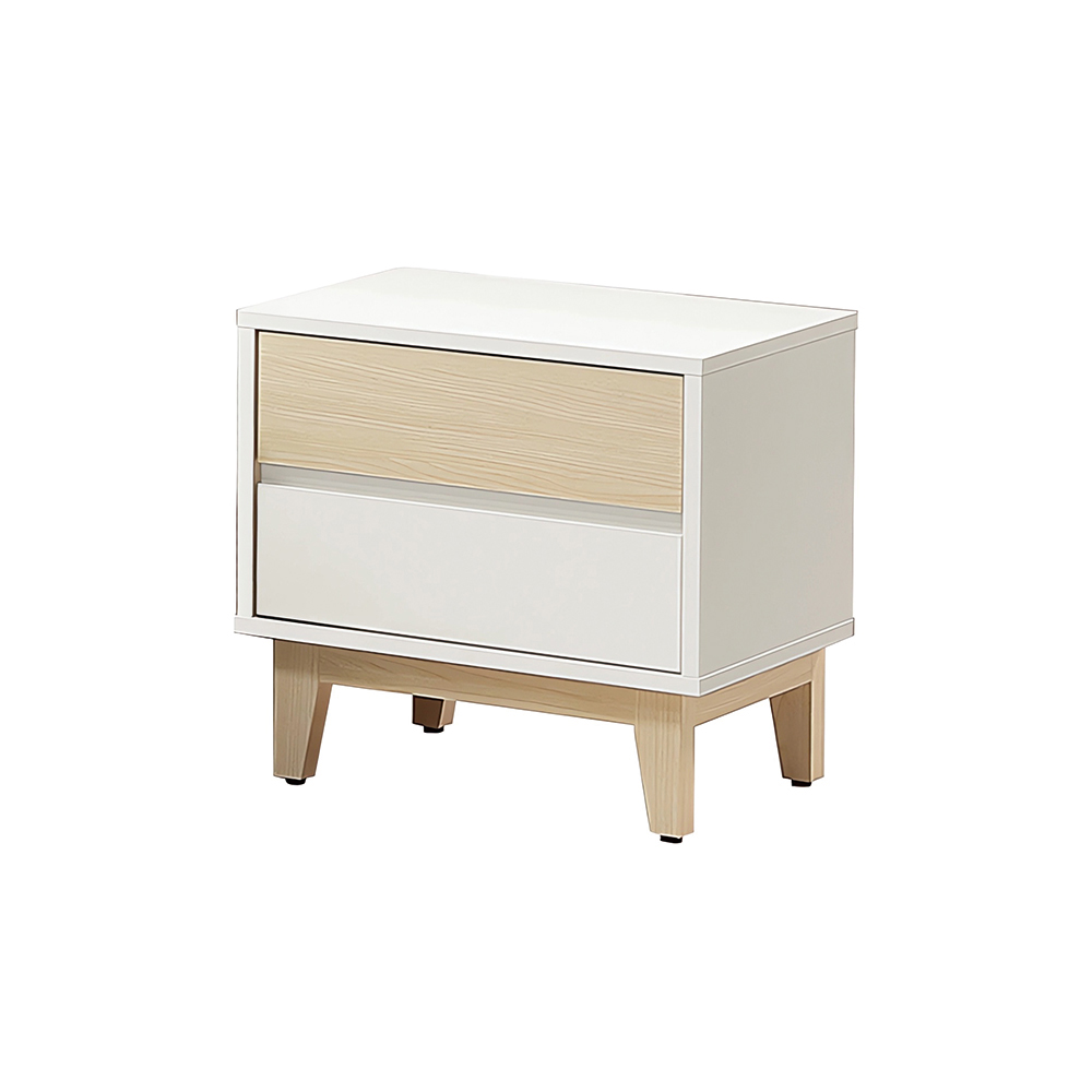 【唯熙傢俱】羅伊原木雙色床頭櫃, , large