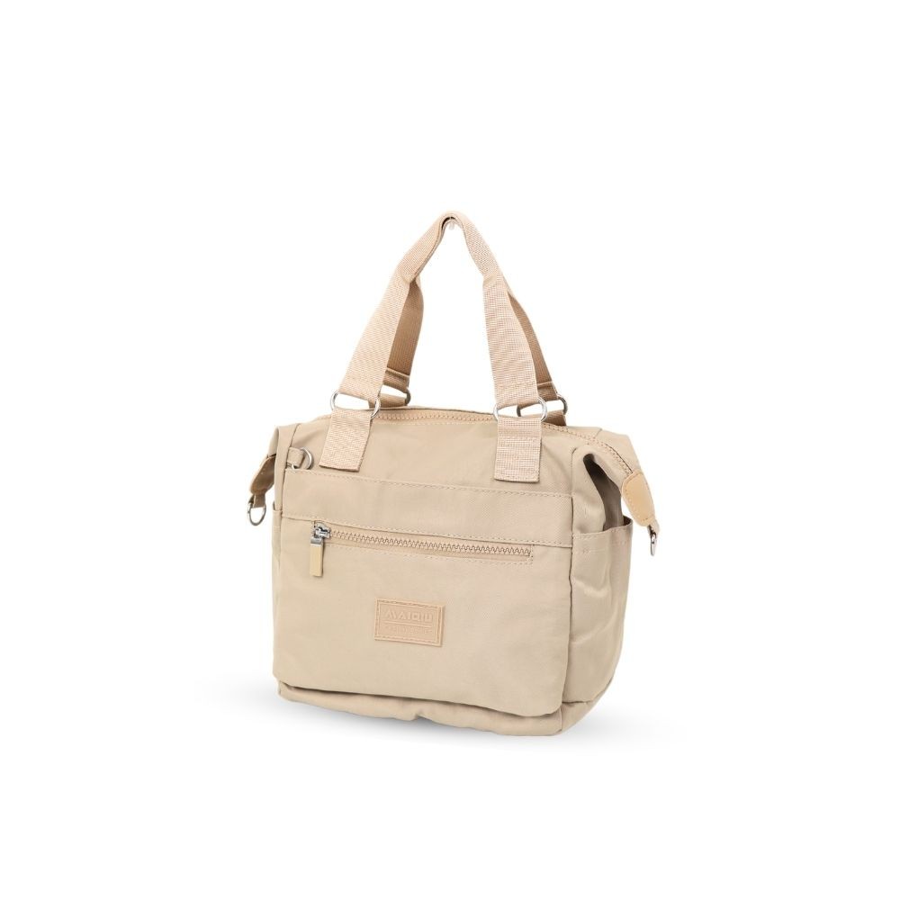 【MQ】FRIEDA 輕巧休閒包 中款-奶茶色, , large